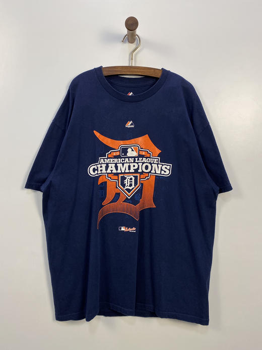 Majestic MLB 美国职业棒球大联盟 美国联盟冠军赛（American League）短袖T恤 _SST(XL) 商品图1