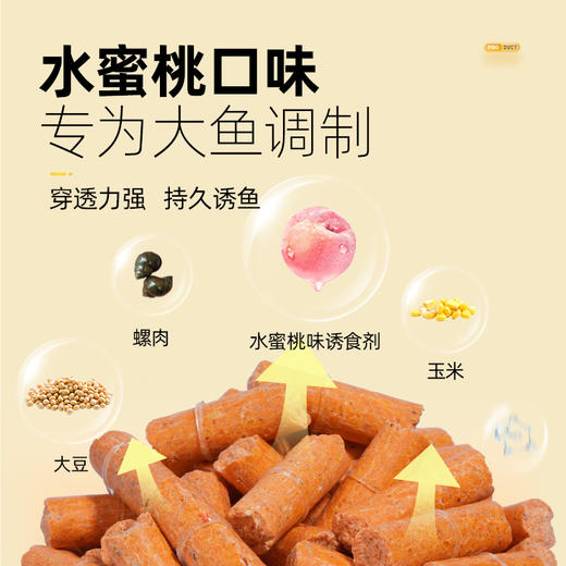 汉鼎鱼饵巨物颗粒窝料钓饵皮筋饵料打窝野钓黑坑鲤鱼鲫鱼鲢鳙饵料 商品图1