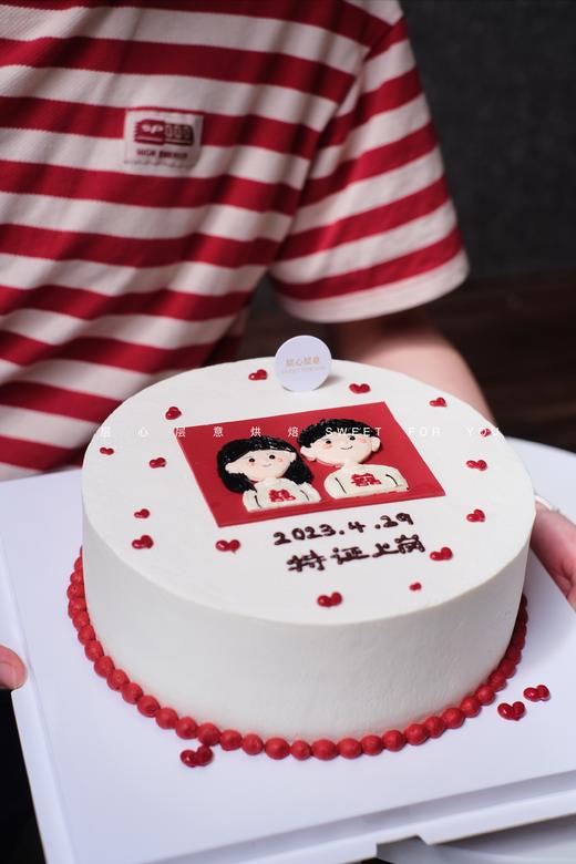 『手绘』领证创意蛋糕 商品图2