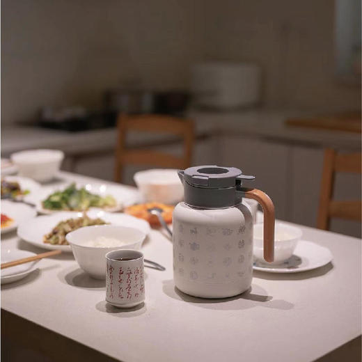 【直送到家】白色拙夫舍焖茶壶（陶瓷胆） 商品图4