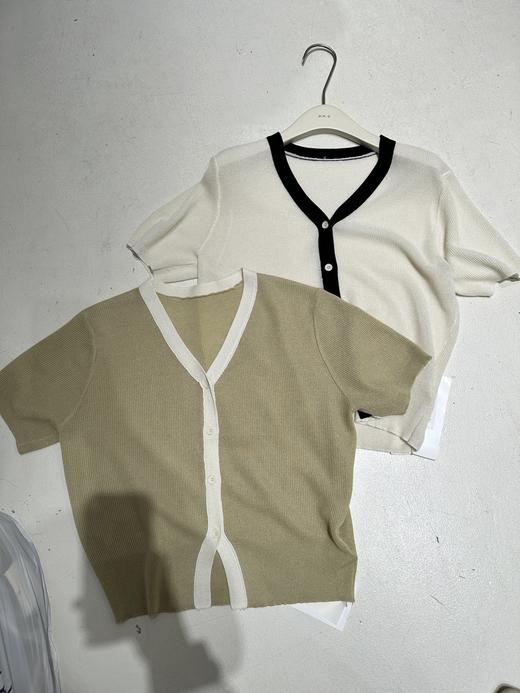 【门店同款】2023年夏季拼色通勤针织开衫 150766466 商品图0