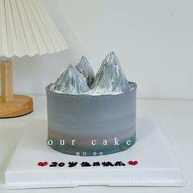 富士山蛋糕-低糖处理无添加