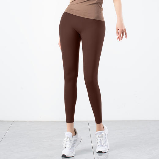 跃牌【化蝶双飞】系列无痕贴合高腰提臀健身蜜桃臀莱卡瑜伽裤SYFGD0003 商品图11