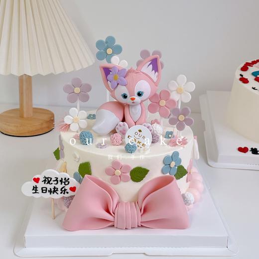 迪士尼琳娜贝儿春天小花朵蛋糕-低糖处理无添加 商品图0