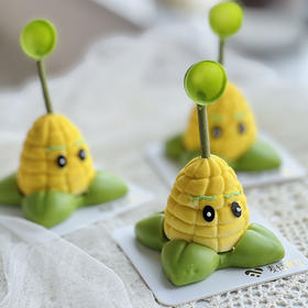 玉米投手（约12点做好）玉米奶酪慕斯 草莓奶油夹心