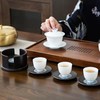 【日用百货】-电木茶杯垫茶杯隔热垫珐琅彩日式家用功夫茶杯托 商品缩略图2
