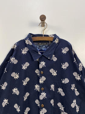 90年代 Vintage no boundaries 高克重 夏威夷衫_HWIS(3XL)