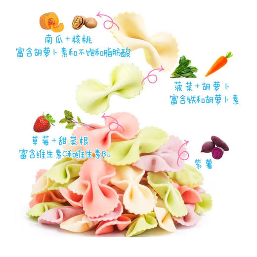 散称彩色蝴蝶面【约500g】 商品图1