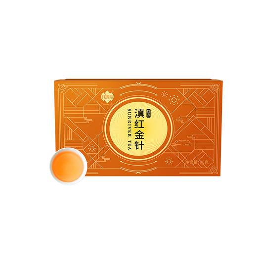 祥源茶特级滇红金针红茶云南凤庆蜜香金芽礼盒装96g 商品图0