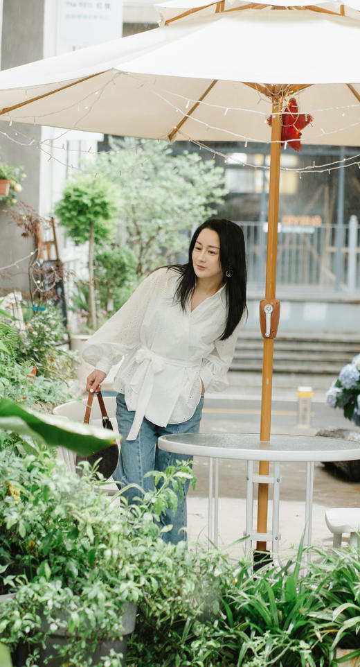 Laurel23春夏 随心叠片系扣收腰衬衫LWL342C03900 商品图2