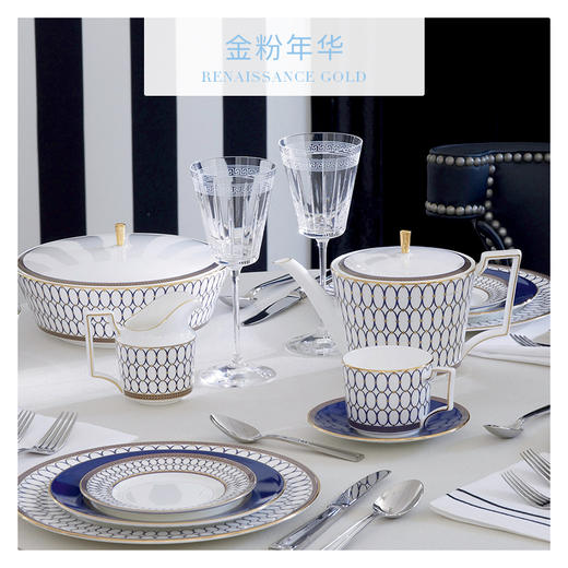 【WEDGWOOD】威基伍德 金粉年华谷物/色拉碗 骨瓷碗单个欧式餐具 商品图4