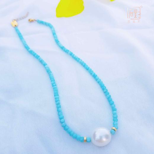 天然天河石巴洛克时尚项链 商品图0