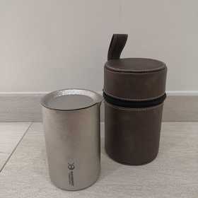 B-72602T+91701T 银蚁户外 鹰嘴泡茶器 350ml 钛晶款【加皮套】