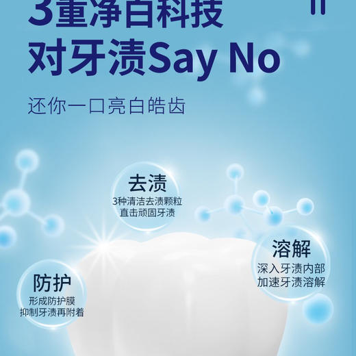 皓乐齿美白牙膏 白色茶花 商品图1