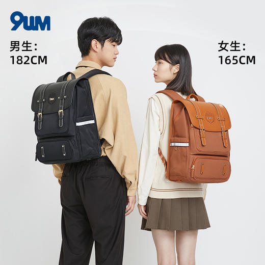 卡拉羊26L中学生防下坠减负气囊缓震轻奢立体书包 凡尔赛宫 U5168L 商品图1