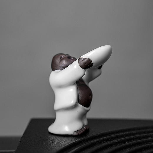 成艺 茶童茶宠 哥窑汝窑可养小茶宠茶台桌摆件 个性创意茶玩 茶馆软装小饰品 商品图2