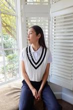 Recreational Habits - Steffi Cricket Sweater Vest - WHITE -  女装  - 毛背心 - 白色 商品图0