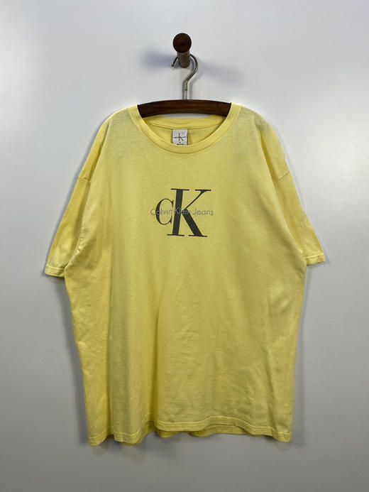 90年代 Vintage CK Calvin Klein 卡尔文·克雷恩 刺绣 印花 短袖T恤 _SST(M-L) 商品图1
