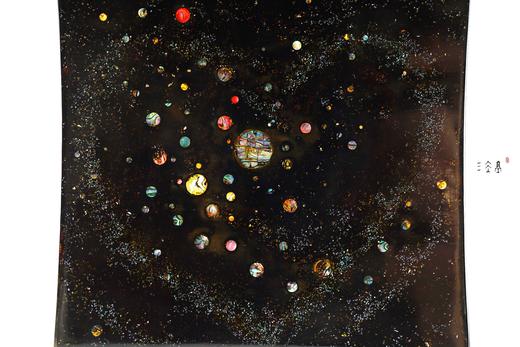 三希堂  流霞系列  星空爱心壶承 商品图4