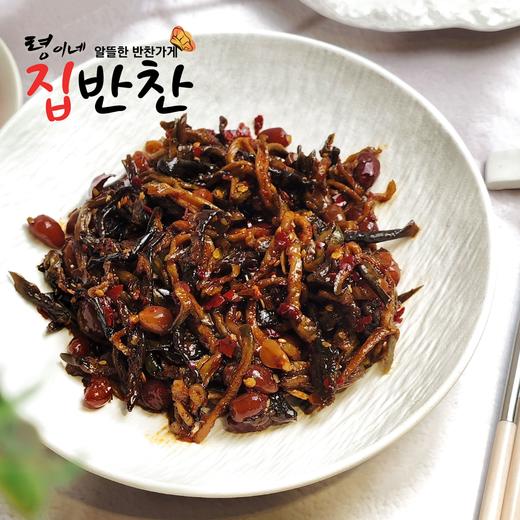 玲儿家小菜 拌茄子鱿鱼丝 령이네반찬 가지오징어채볶음 商品图0