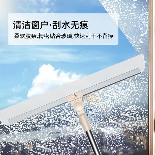 刮水器硅胶地刮家用卫生间浴室地板玻璃刮水神器扫发扫水魔术扫把 商品图4