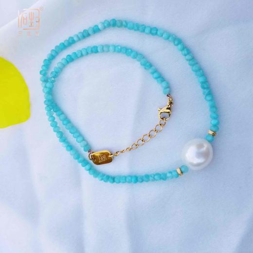 天然天河石巴洛克时尚项链 商品图6