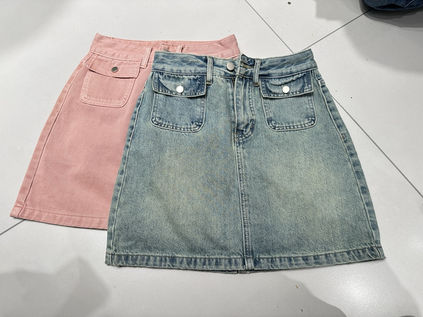 【门店同款】夏季双口袋设计感牛仔半裙 150645517