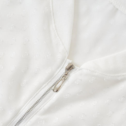 白色衣薄款薄外套女，夏季百搭短款小个子棒球服休闲夹克衫CC-AB86074 商品图3