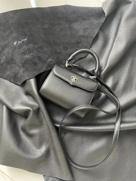 克罗心手提包 -黑色