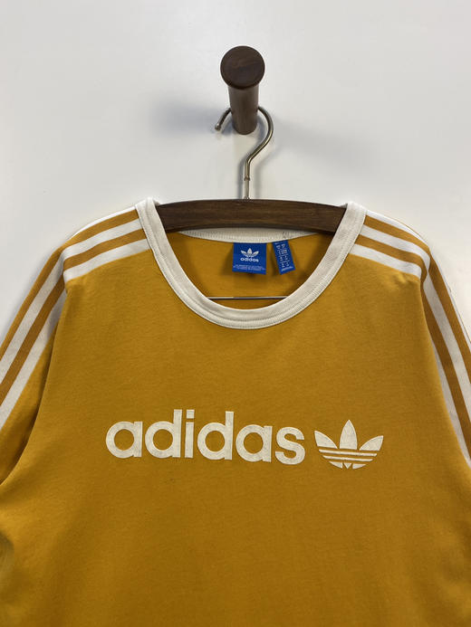 adidas originals 阿迪经典三叶草 植绒 短袖T恤 _SST(M) 商品图0