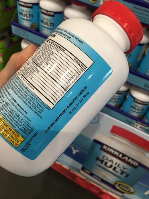 Kirkland 成人复合维生素矿物质500粒装，特别添加番茄红素，超强抗氧自由基 商品图2