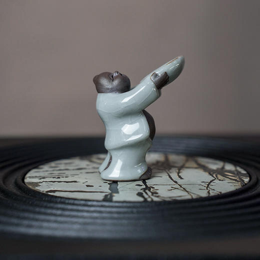 成艺 茶童茶宠 哥窑汝窑可养小茶宠茶台桌摆件 个性创意茶玩 茶馆软装小饰品 商品图3