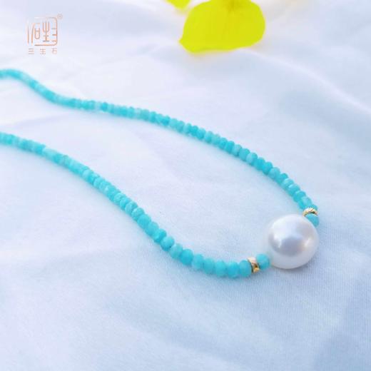 天然天河石巴洛克时尚项链 商品图4