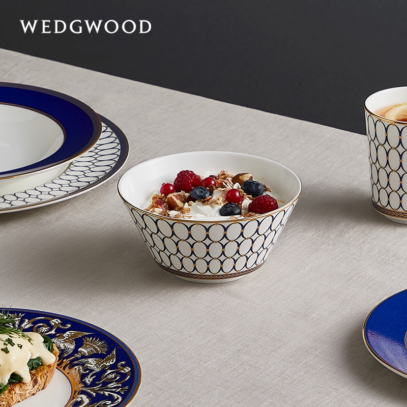 【WEDGWOOD】威基伍德 金粉年华谷物/色拉碗 骨瓷碗单个欧式餐具