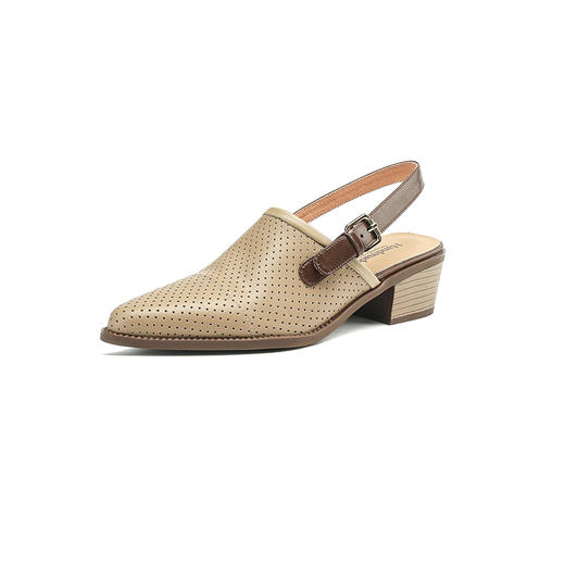 夏季新款，粗跟复古包头凉鞋LD-6344 商品图14