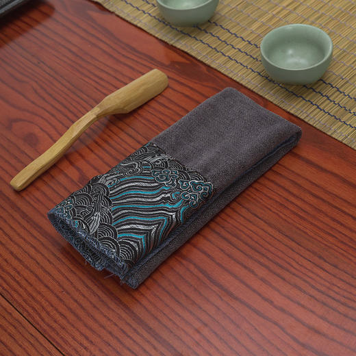 新中式茶席棉麻茶巾吸水茶桌布禅意茶垫 商品图6