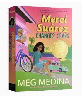 梅西苏亚雷斯的换挡人生 英文原版 Merci Suárez Changes Gears 纽伯瑞金奖 儿童插图文学小说 家庭教育影响 英文版进口英语书籍