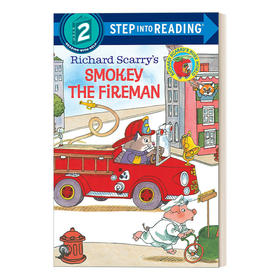 英文原版 Step Into Reading 2 - Richard Scarry's Smokey the Fireman 斯凯瑞系列 英文版 进口英语原版书籍