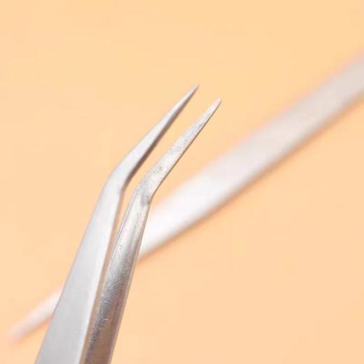 安可信镊子钳子夹子AKTION102A102B高级不锈钢 尖头 直头 弯头镊子15cm 商品图3