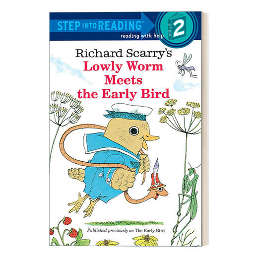 英文原版 Step Into Reading 2 - Richard Scarry's Lowly Worm Meets the Early Bird 斯凯瑞系列 英文版 进口英语原版书籍 商品图0