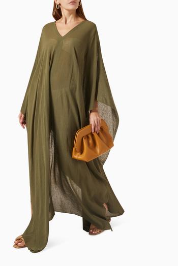 Caravana - Chumuk Cotton Dress  - Alpine Green -  女装  - 连身裙 - 绿色 商品图0