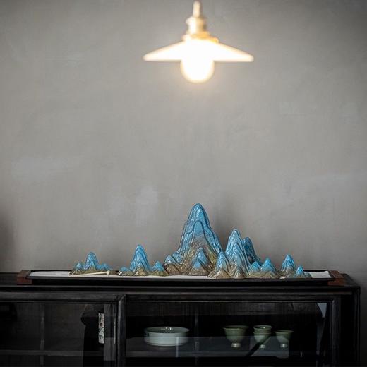 中式创意沙盘枯山水假山造景禅意摆件客厅玄关茶室桌面鱼缸装饰品 商品图7