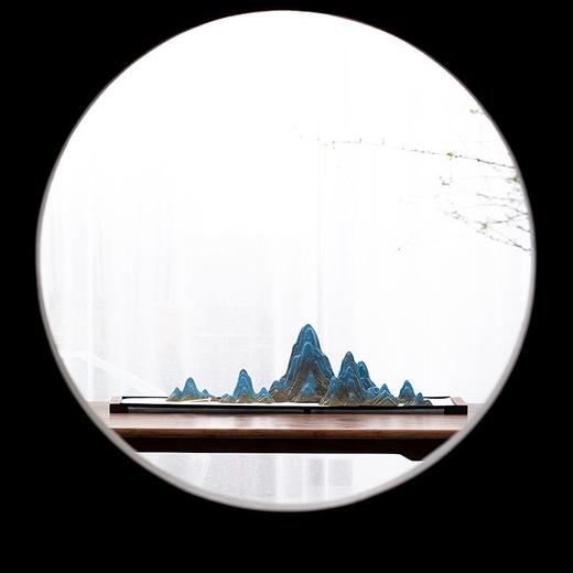 中式创意沙盘枯山水假山造景禅意摆件客厅玄关茶室桌面鱼缸装饰品 商品图8