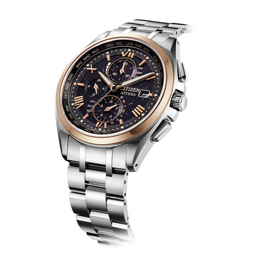 西铁城/CITIZEN新品空中之鹰系列舒博钛时尚情侣男表AT8254-61E 商品图2