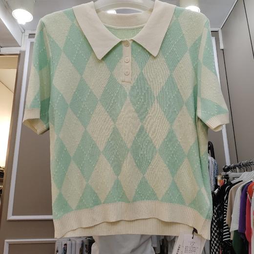 毛织短袖上衣6279 商品图0