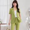 黑色西服外套职业女装，夏季新款短袖工作服套装XZ-KL860-833-971 商品缩略图0
