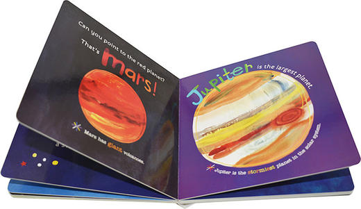 你好科学小世界太阳系 英文原版绘本 Hello World Solar System 纸板书 幼儿英语启蒙图画书 科普百科认知 英文版进口原版书籍 商品图2