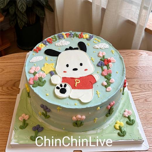 手绘帕恰狗蛋糕 商品图1