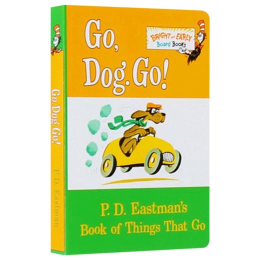 英文原版 Go,Dog.Go! 苏斯博士系列 跑，小狗，快跑！ 纸板书 英文版 商品图1