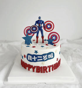 美国队长周岁蛋糕